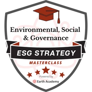 ESG Strategy Masterclass badge, Earth Academy