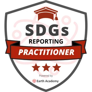 SDGs Reporting Practitioner badge, Earth Academy