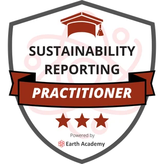 Sustainability Reporting Practitioner badge, Earth Academy