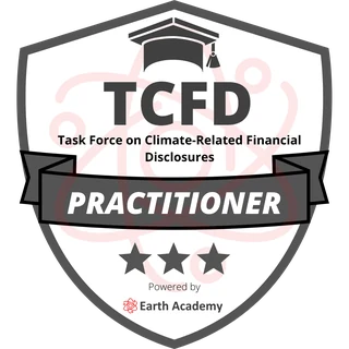 TCFD Practitioner badge, Earth Academy